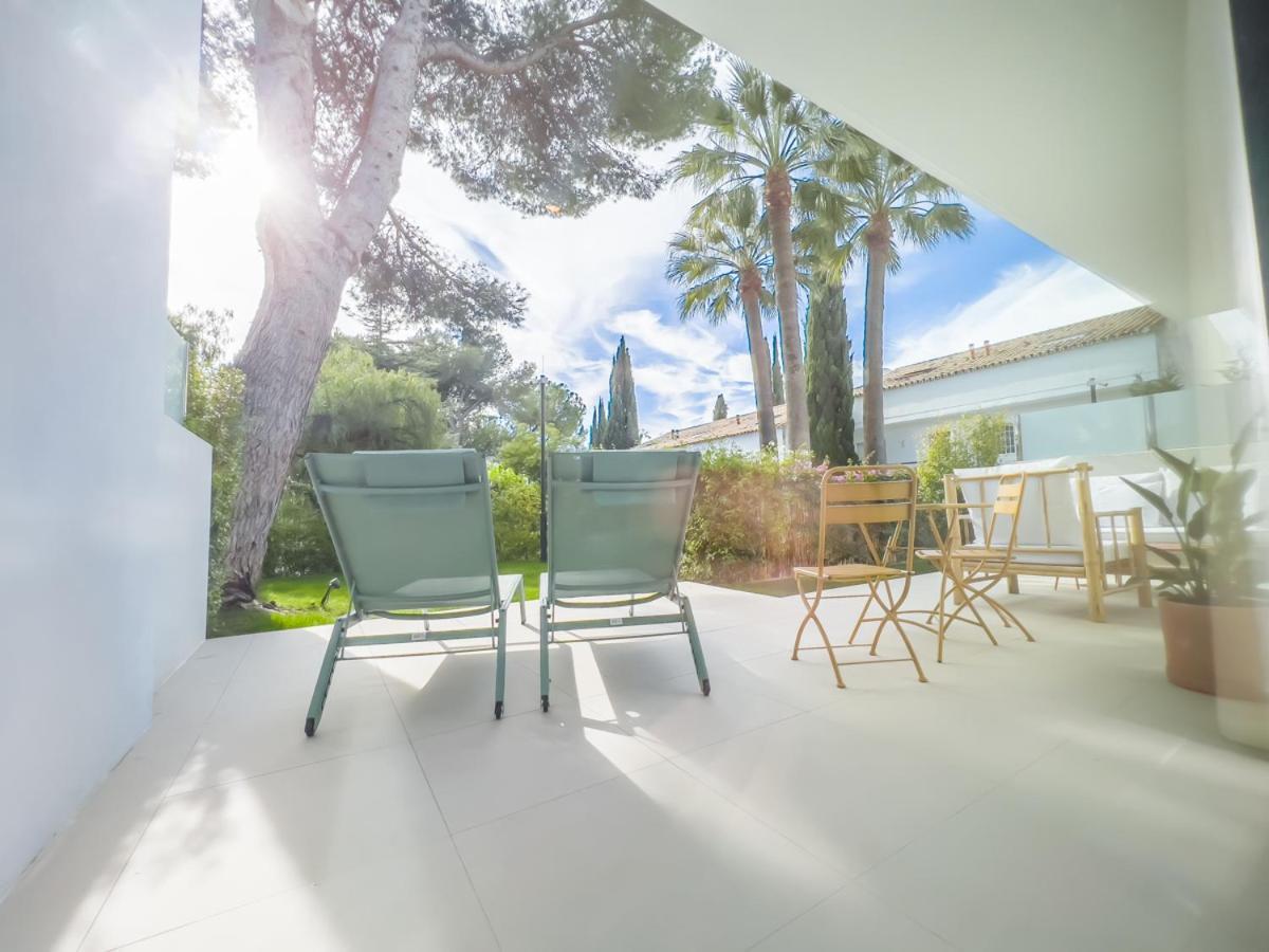 Ferienwohnung Ground Floor With Garden In The Golden Mile Marbella Exterior foto