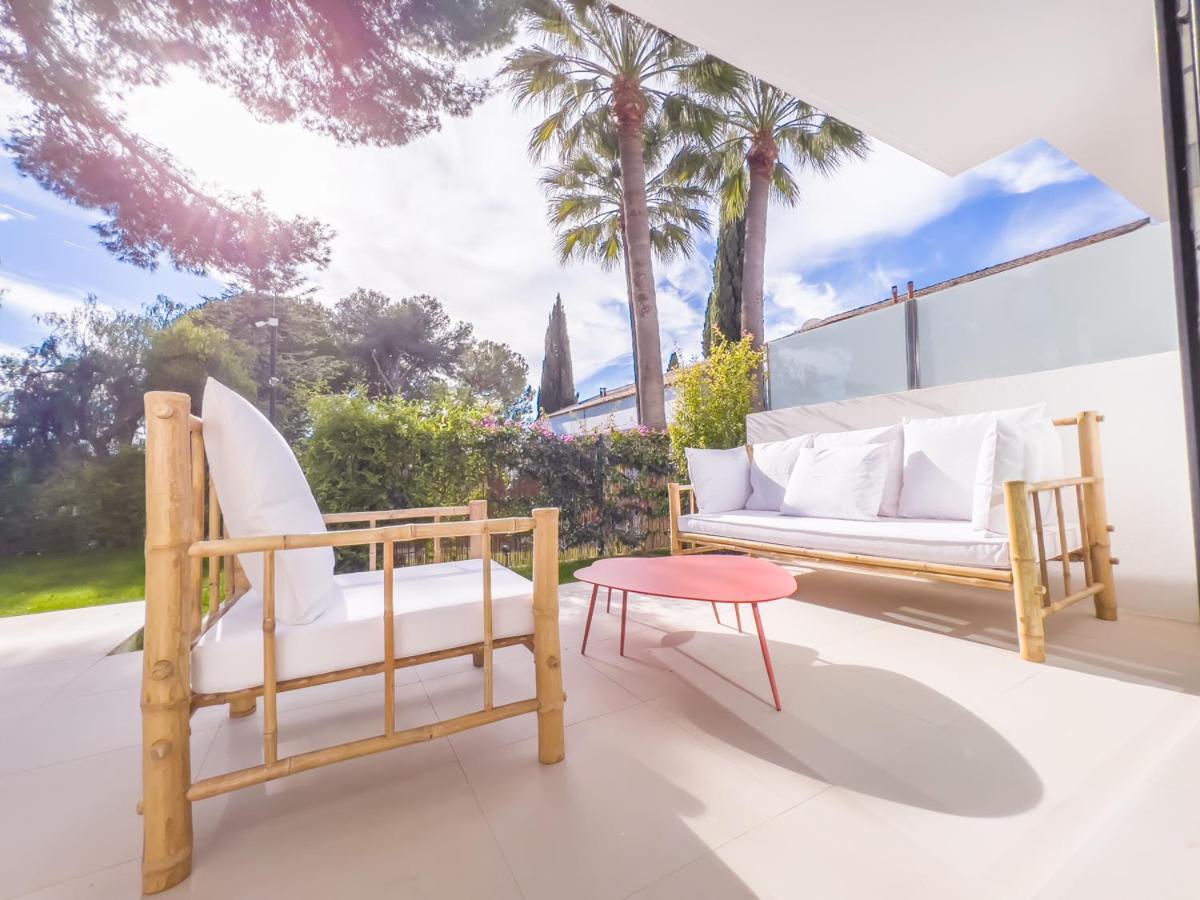 Ferienwohnung Ground Floor With Garden In The Golden Mile Marbella Exterior foto